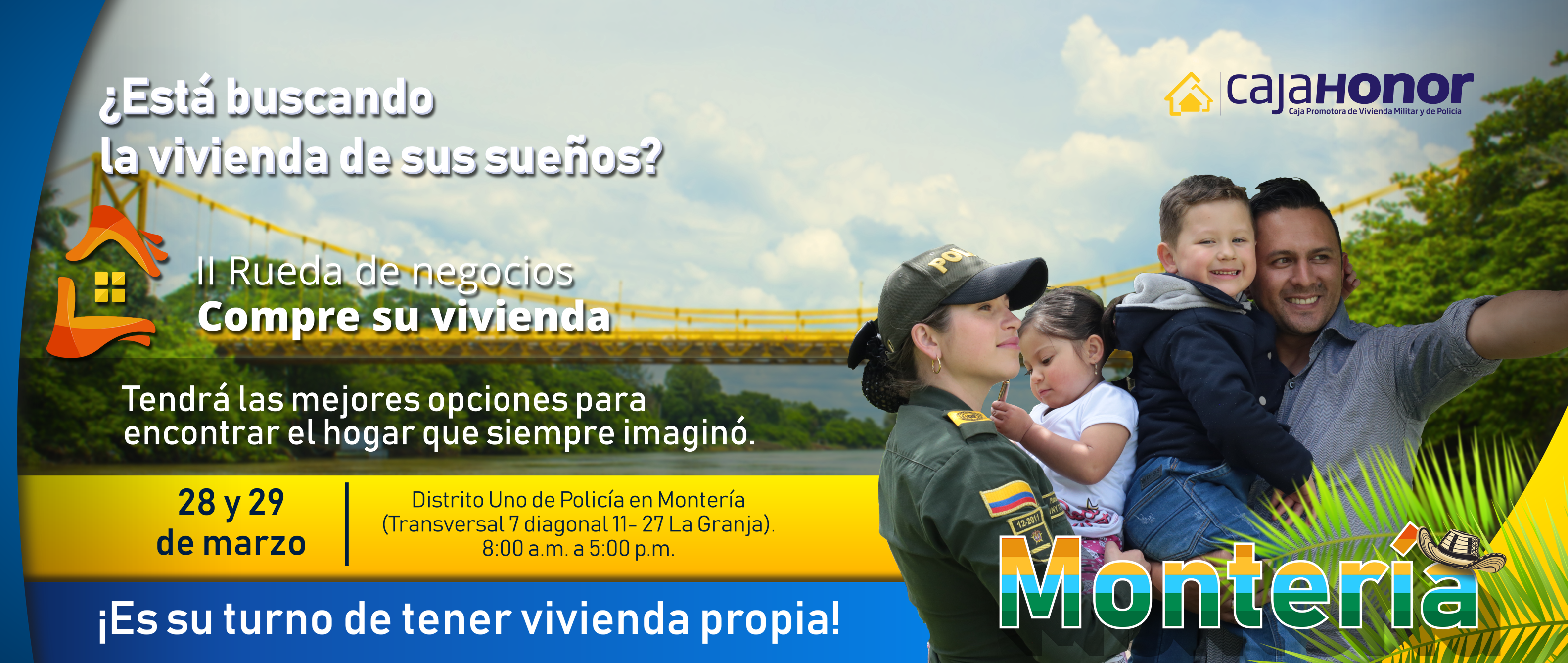 II Rueda de Negocios “Compre su vivienda” de Caja Honor llega a Montería