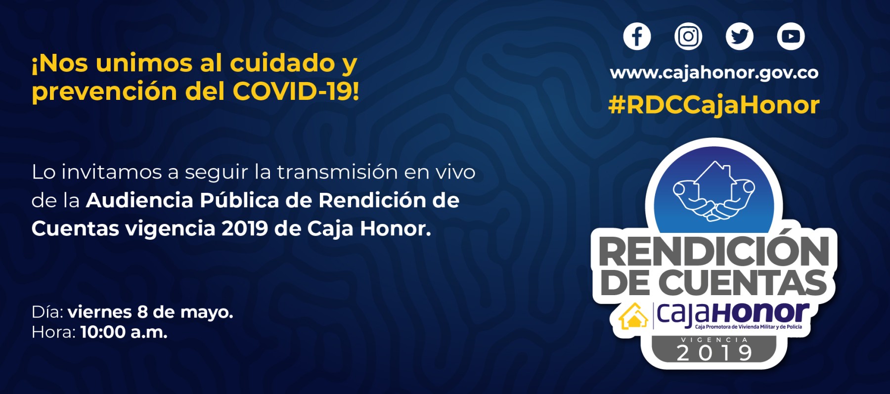 Caja Honor prepara su Audiencia Pública de Rendición de Cuentas vigencia 2019