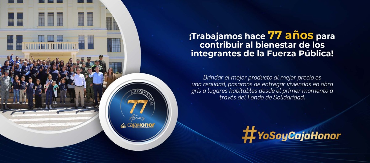 Caja Honor celebra 77 años de historia